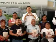 Huauchinango recibe apoyos al campo y obras comunitarias