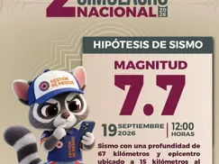 Invita Gobierno de Pepe Chedraui a participar en el Segundo Simulacro Nacional 2026