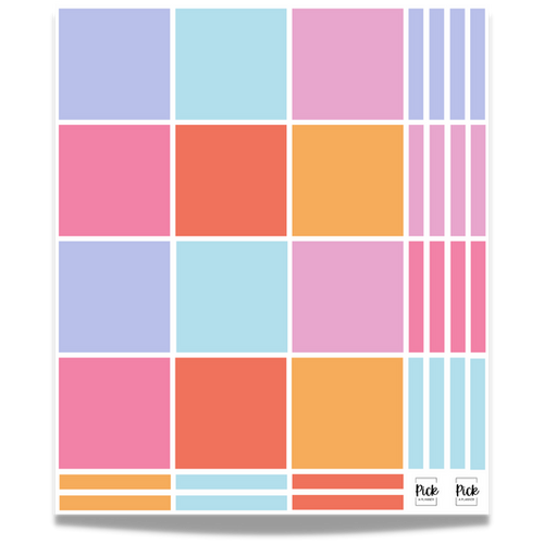 Groovy Sticker Blocks | Pick a Planner