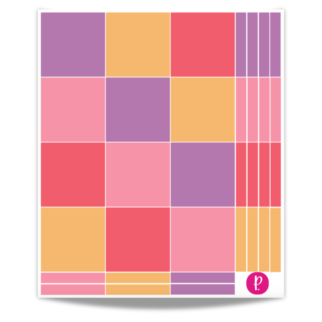 Wild Flower Sticker Blocks