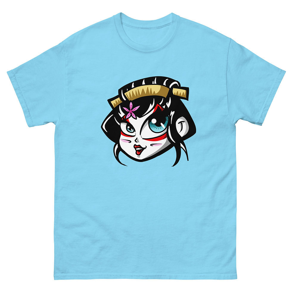 Thumbnail: Men's Tee - Cute Geisha