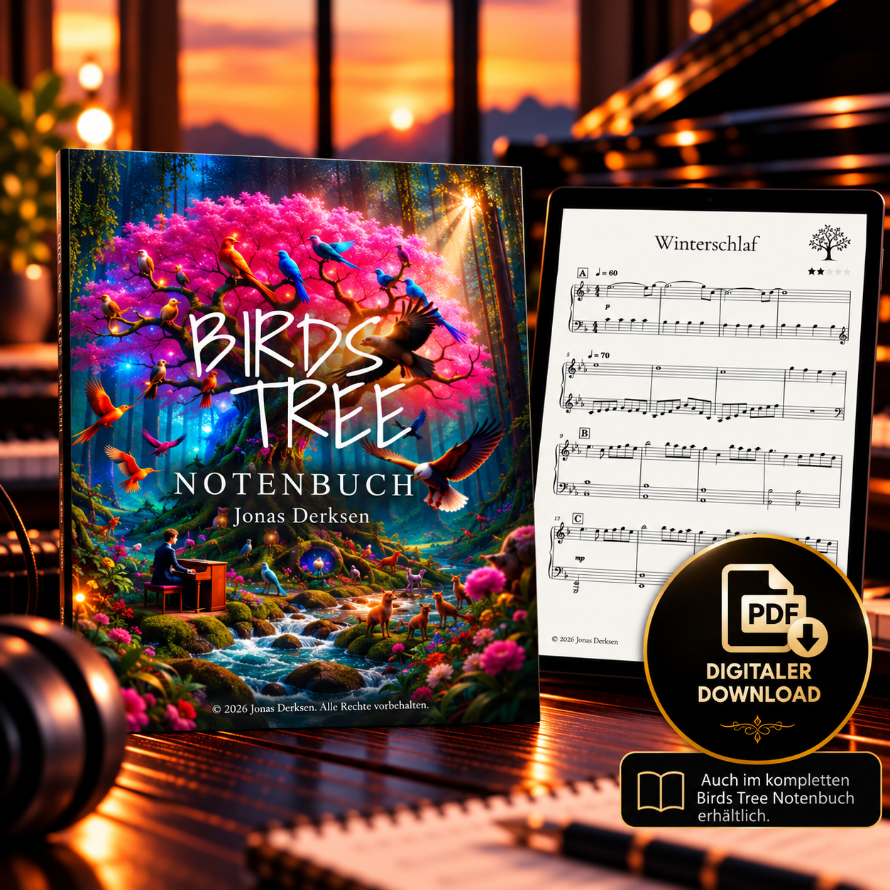 03 Between Death and Life von Jonas Derksen (Digitale Piano Sheetmusic)