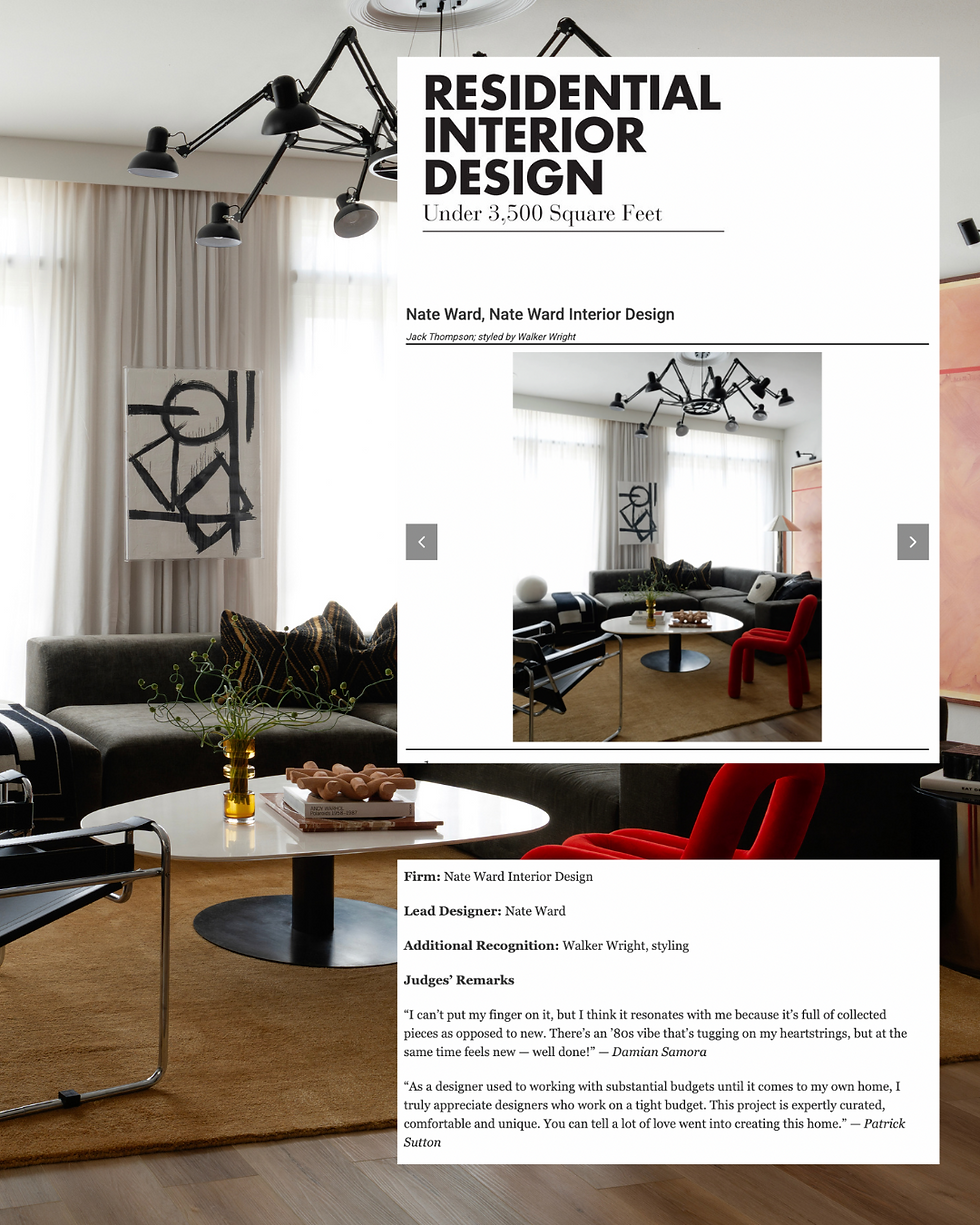 Winner — 2025 PaperCity Design Award, Best Residential Design (Under 3,500 sq. ft.)