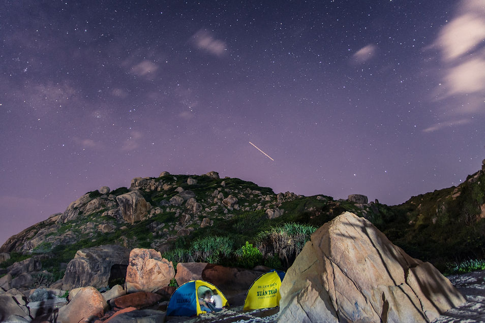 Camping in Mountains