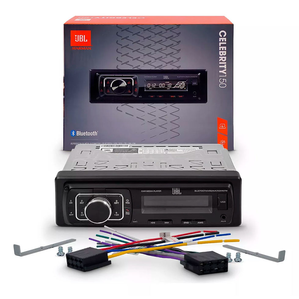 תמונה ממוזערת: JBL Celebrity 150 – רדיו Bluetooth לרכב Single DIN עם יציאת סאב