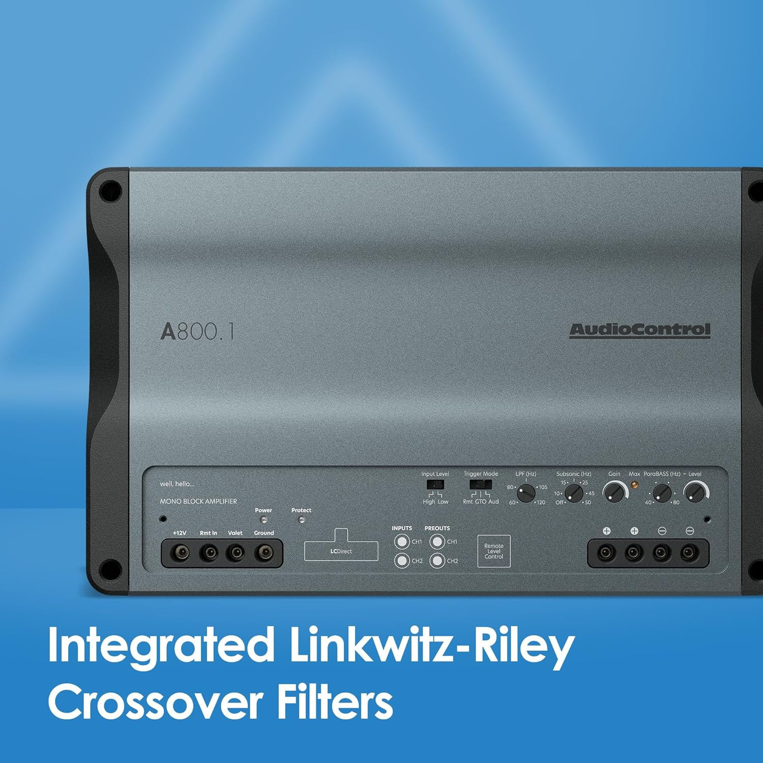 AudioControl A800.1 Altitude – מגבר מונו Class D בהספק 800W RMS לסאב וופר