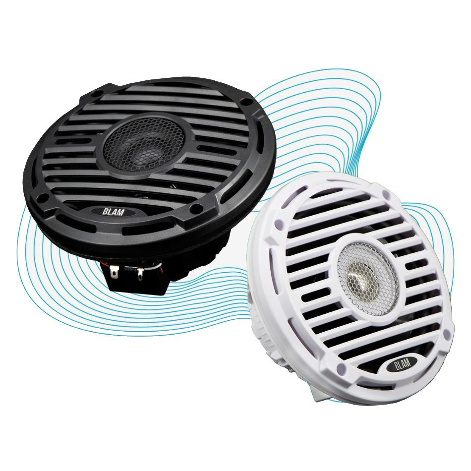 BLAM WAVE 6 – רמקולים קואקסיאליים 6.5 אינץ' לים, שטח וספורט מוטורי