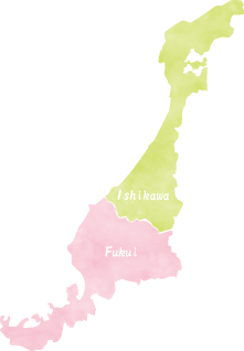 石川・福井の地図