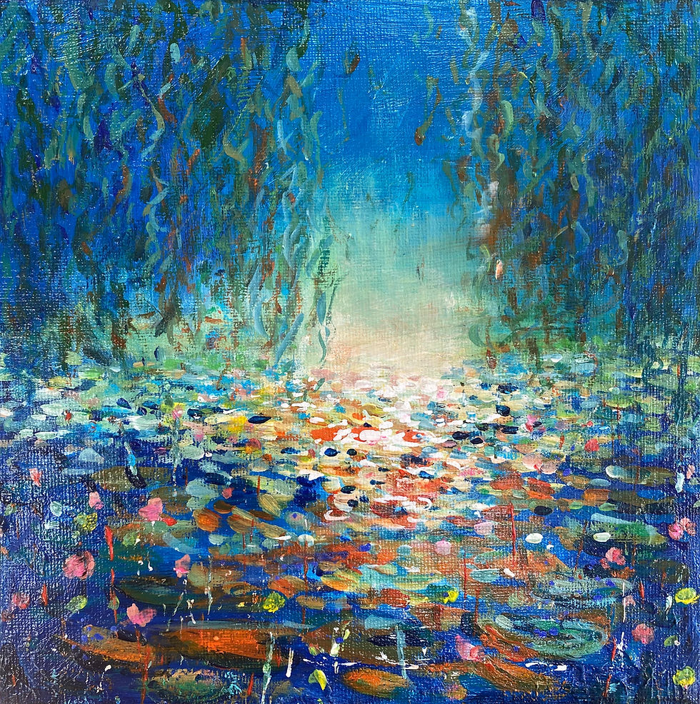 Thumbnail: Waterlily Pond (in floating frame)