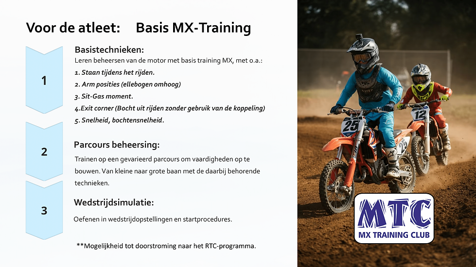MTC club training Bijlage