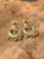 brass earrings