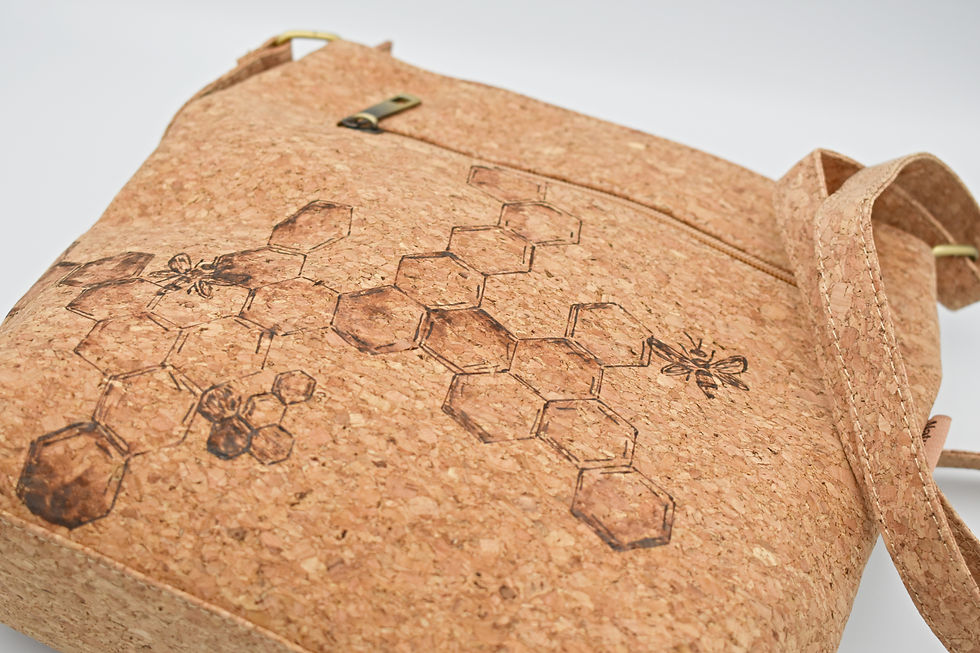 Thumbnail: Large Cork Purse-Crossbody or Shoulder Bag