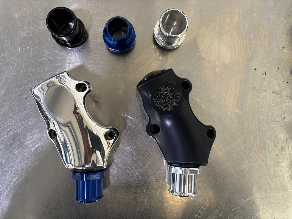 Thumbnail: 2017-current Billet (polished) L5P Thermostat Housing
