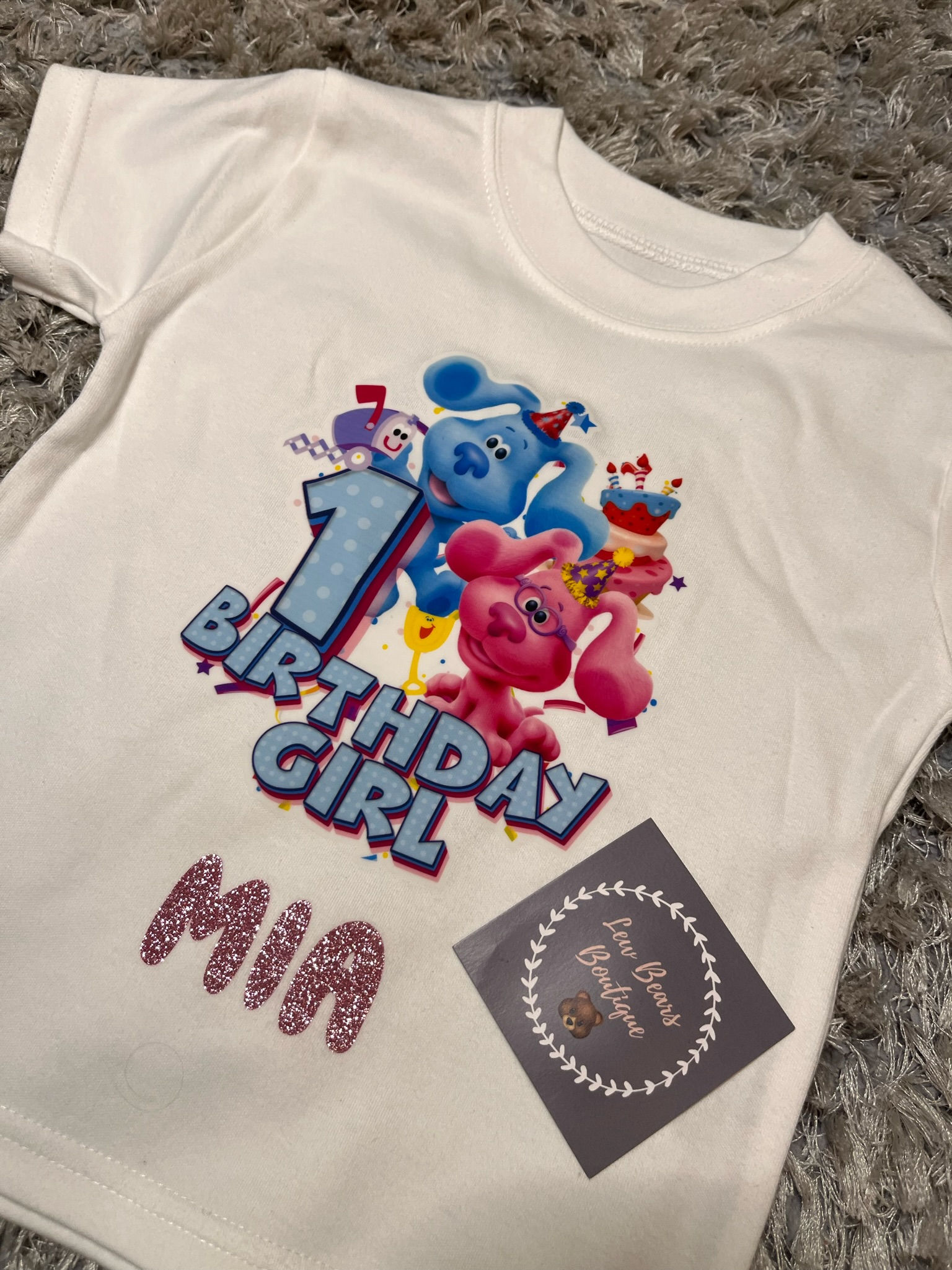 Personalised Blue's Clues Birthday T-Shirt