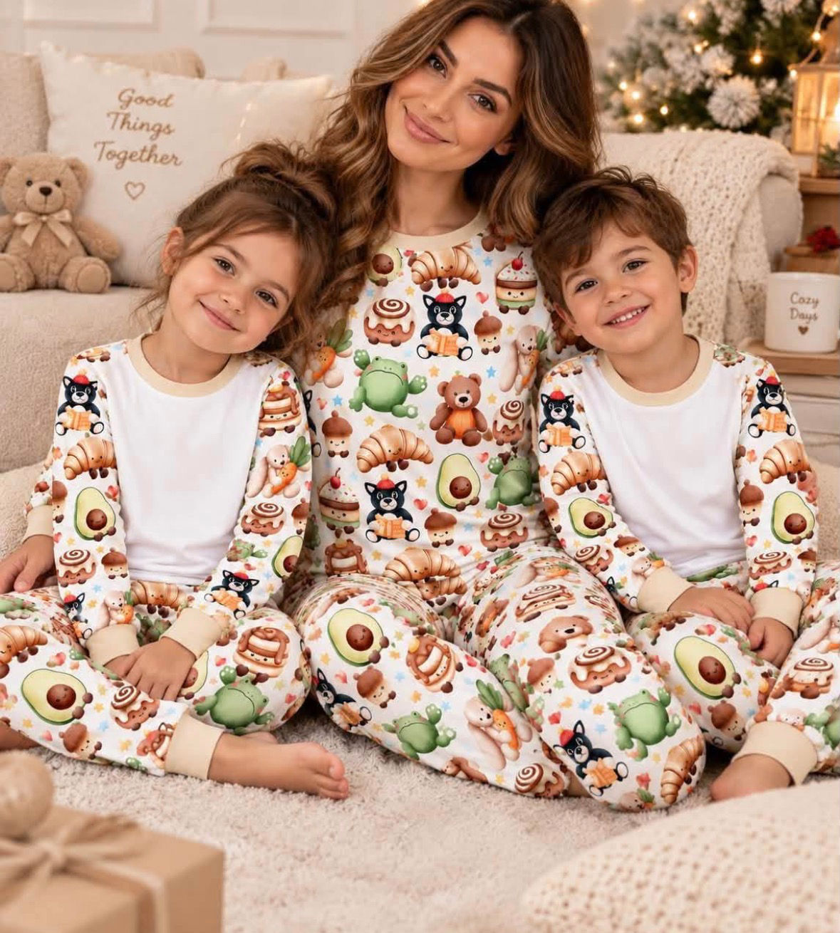 Adults Cuddly friends Pjs - November shipping