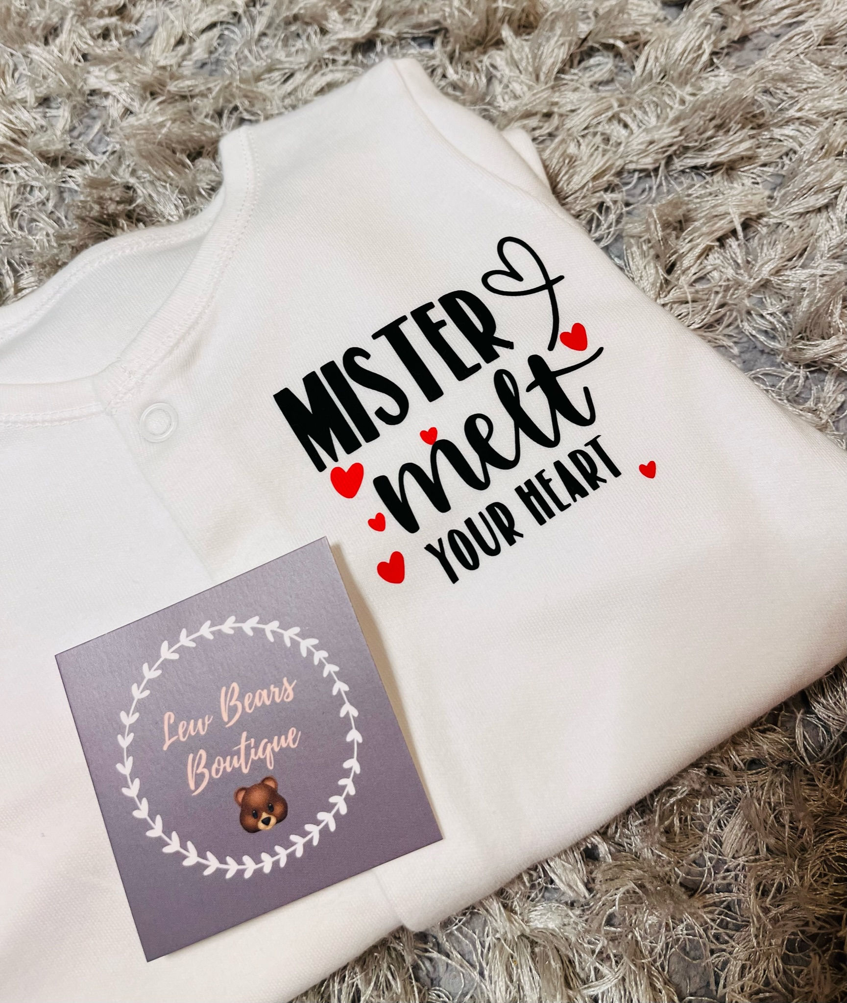 Miss / Mister Melt Your Heart Sleepsuit