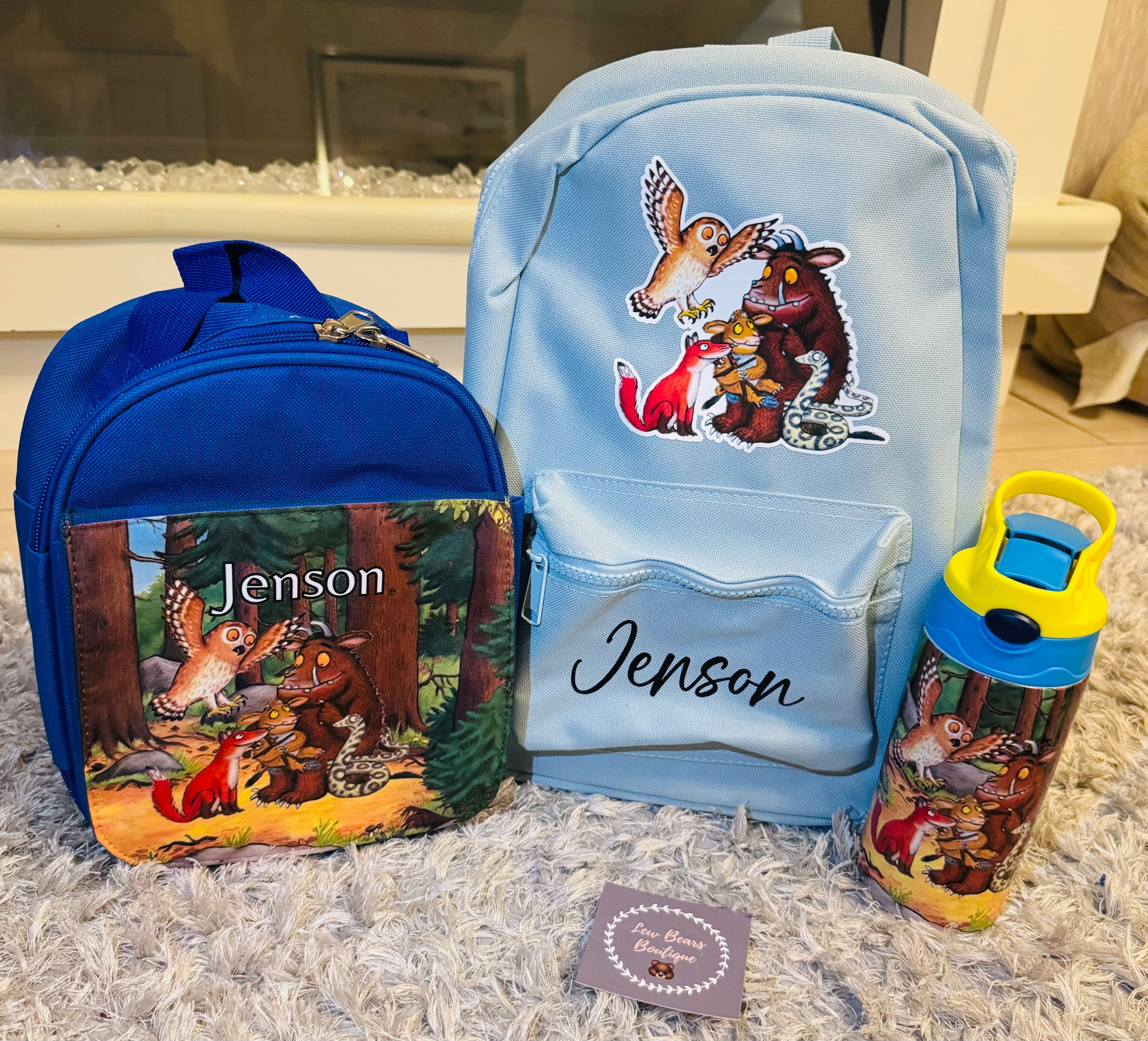 Design Your Own Backpack, Lunchbox & 12oz Drinks Bottle Set