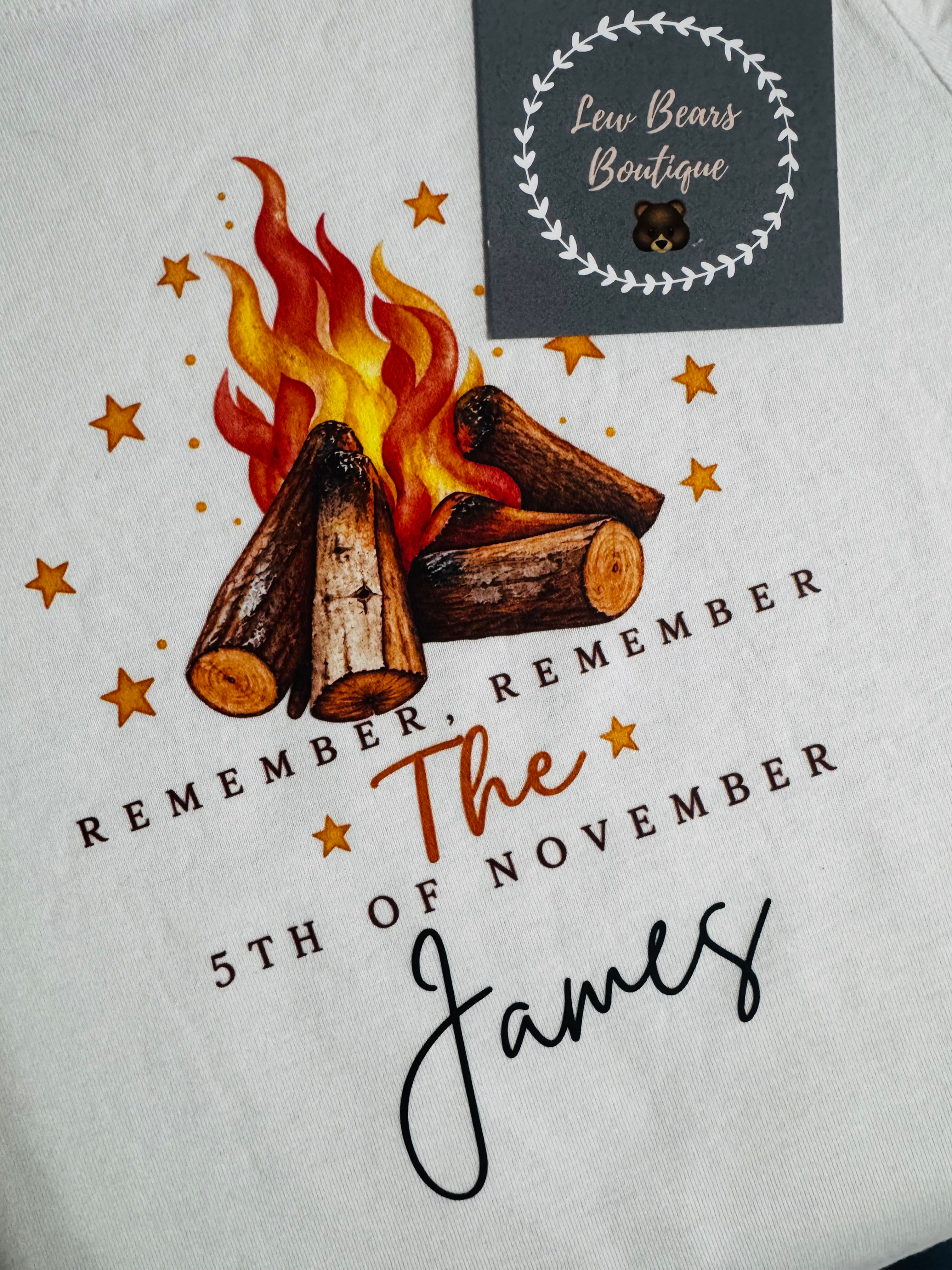Bonfire night tee