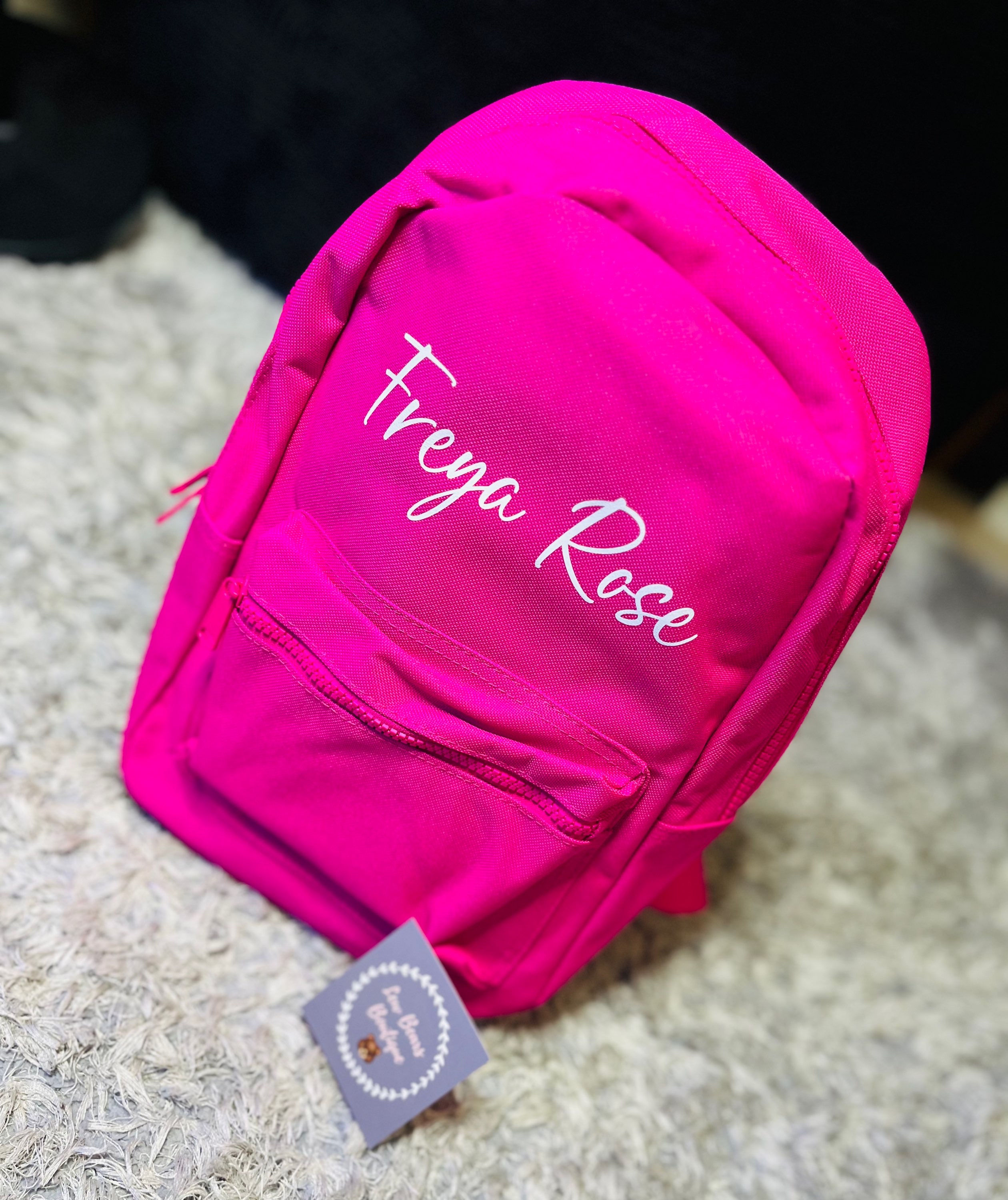 Personalised Mini Backpack