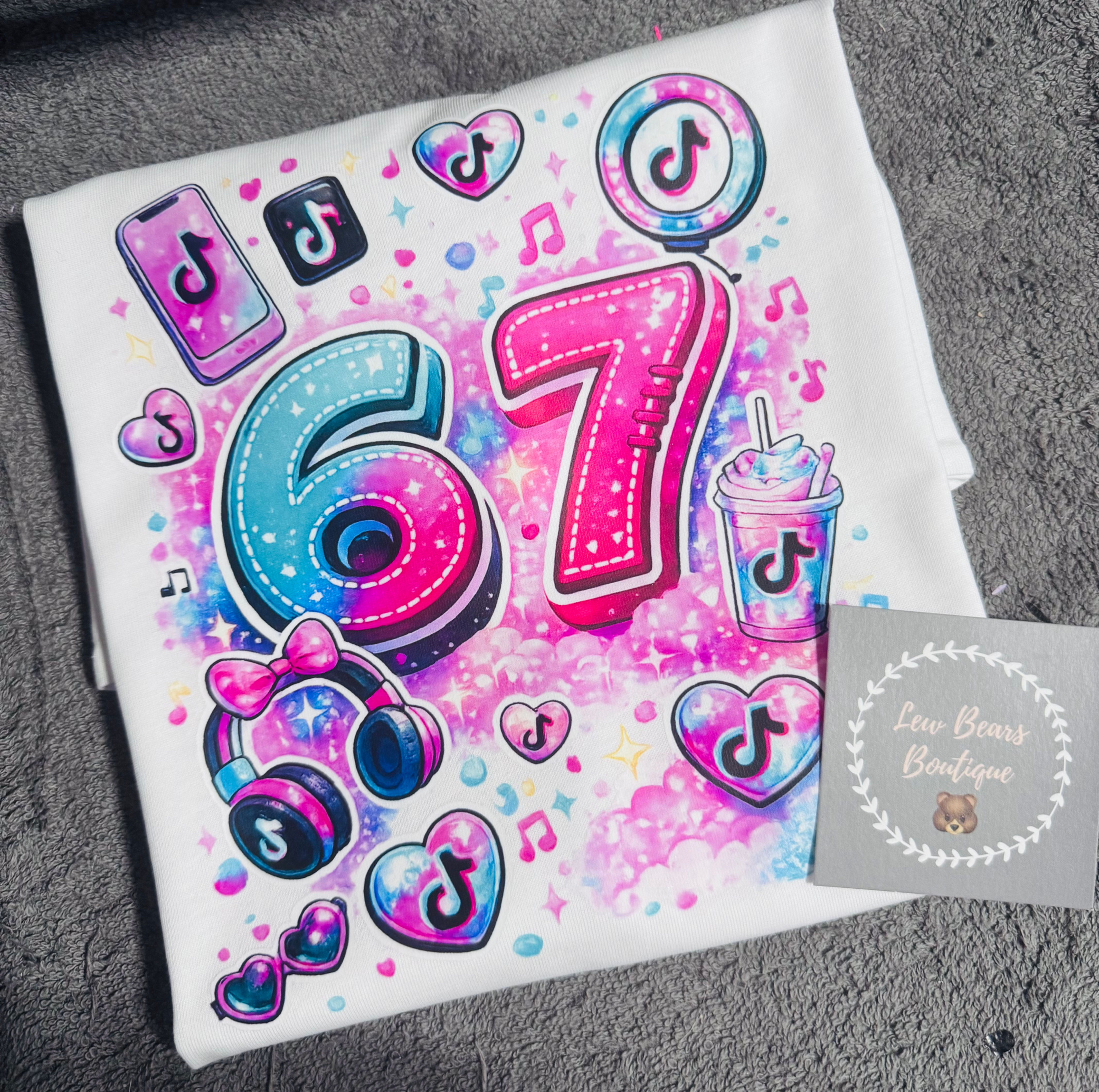 67, TIKTOK themed top