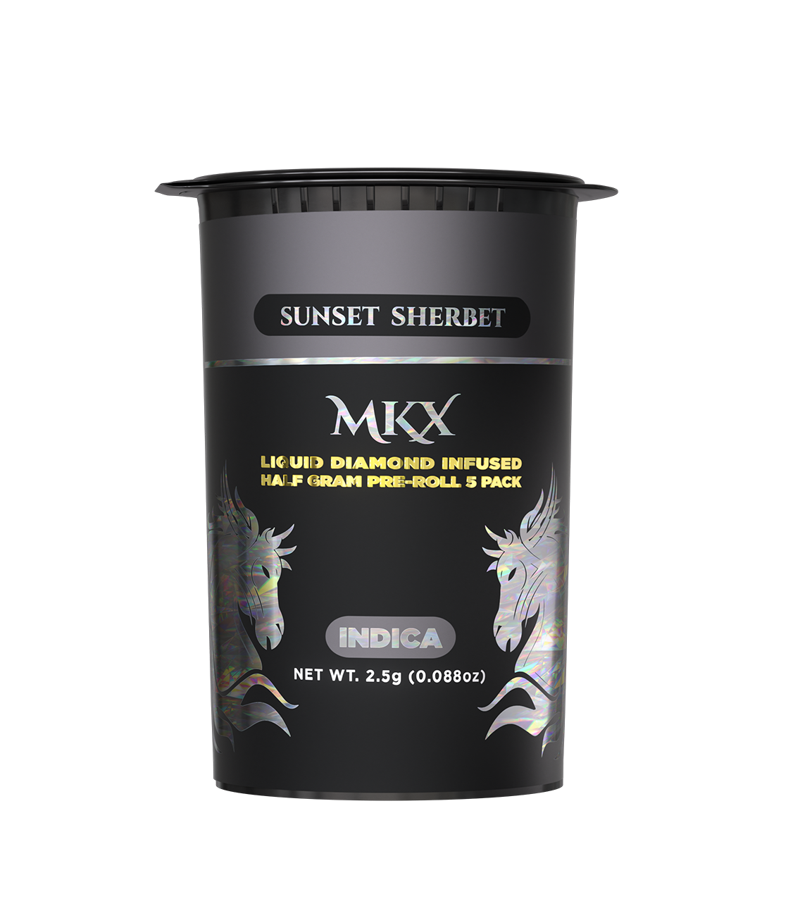 Sunset Sherbet MKX Oil Co. THC Infused Gummies, Edibles