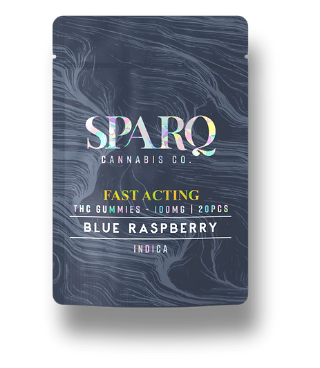 Blue Raspberry | Gummies | SPARQ Cannabis Massachusetts | Find Your SPARQ
