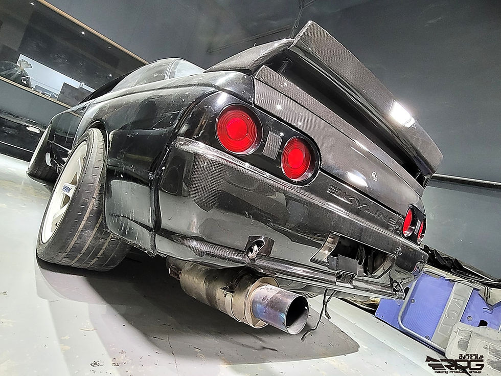 Thumbnail: [New] R32 GTR - RoadRage RR Vacuum Form Carbon Gurney Flap