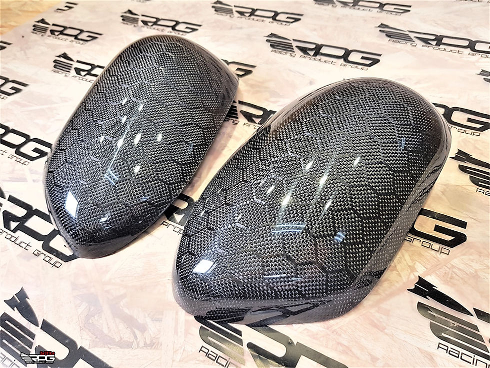 Thumbnail: GR GV GH GE Vacuum Non-Signal Honeycomb Carbon Fiber Mirror Cover Set