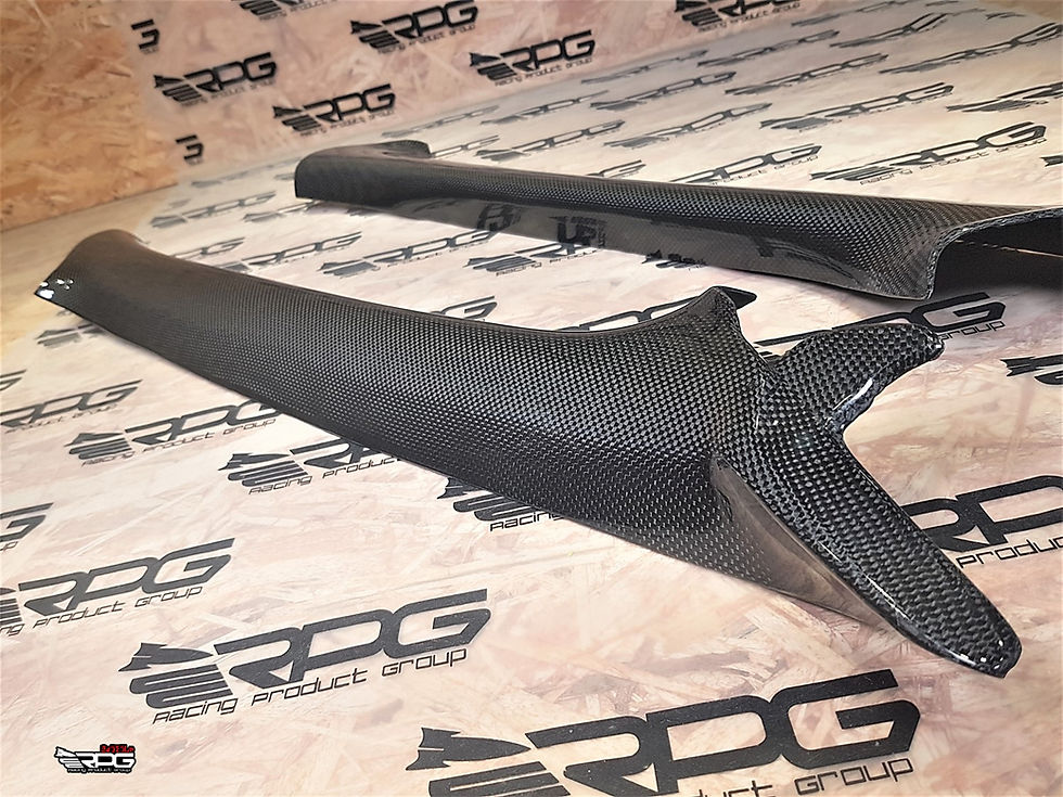 Thumbnail: GD / GG Chassis 2pcs Vacuum Carbon A Pillar Trim Set (Replacement)