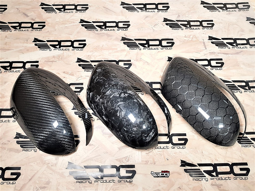Thumbnail: 06-09 Legacy BL BP Vacuum Carbon Fiber Mirror Cover Set