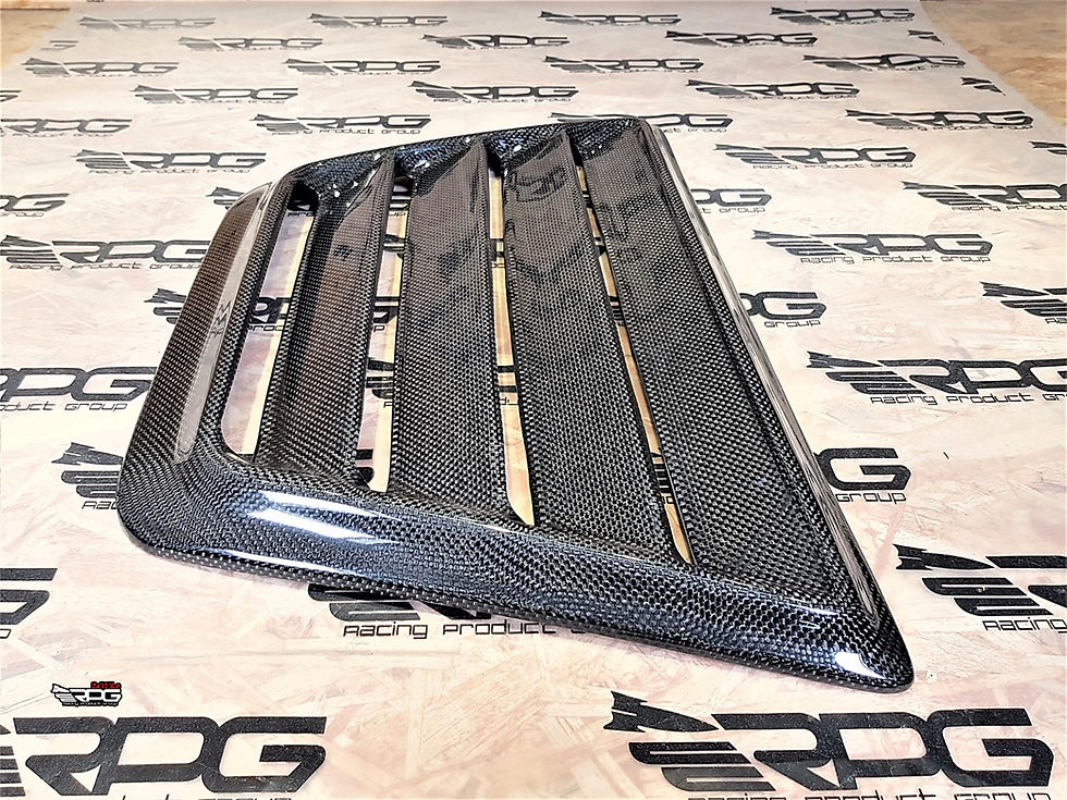 Thumbnail: WRC World Rally Vacuum Carbon S12 Style Hood Vent