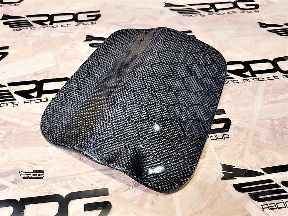 Thumbnail: (Manual Pull Type) GC Chassis - Vacuum Carbon Fuel Door Cover