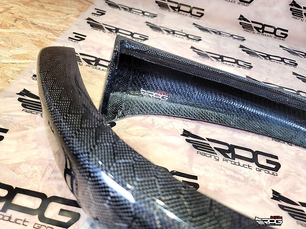 Thumbnail: GC8 - Vacuum Honeycomb Carbon Rear Bumper Valance Kit