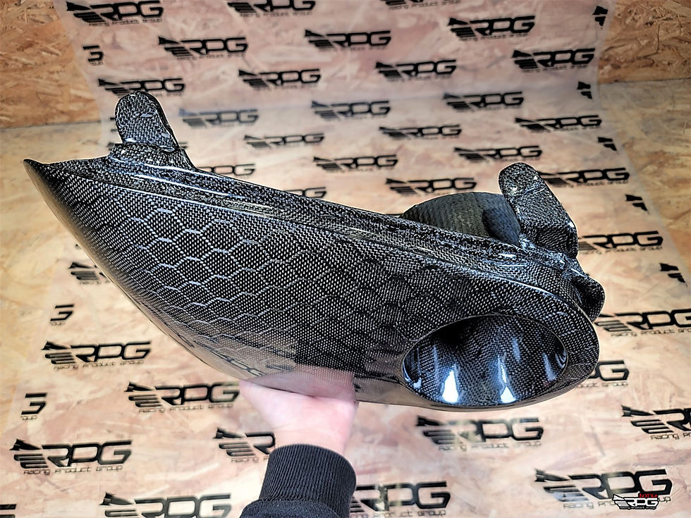 Thumbnail: Blobeye - SS Vacuum Carbon Headlight Air Intake Cold Air Ducting