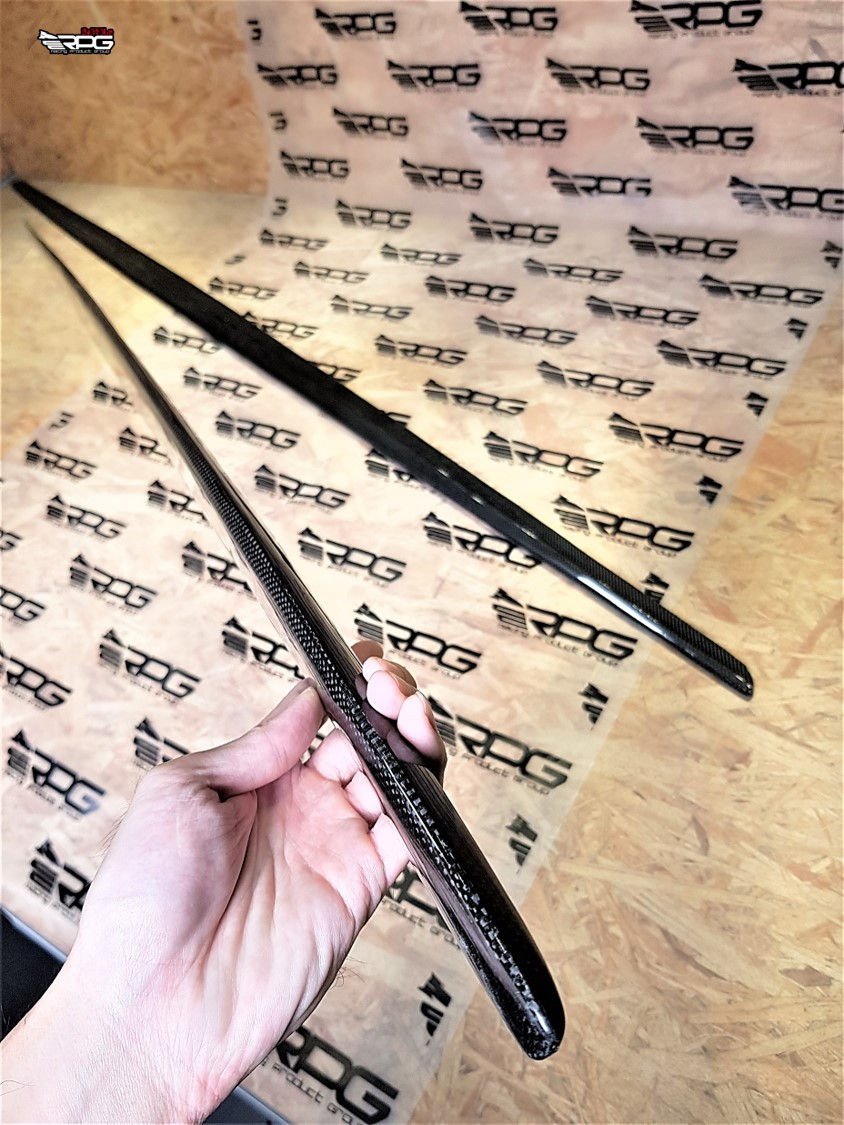 Thumbnail: GR/GV M# Add-on Vacuum Carbon Side Skirt Extension