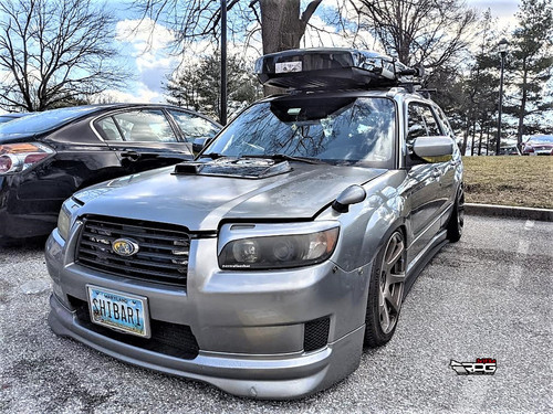 Forester SF / SG - AR 2-Stage Vacuum Form FRP Hood Scoop