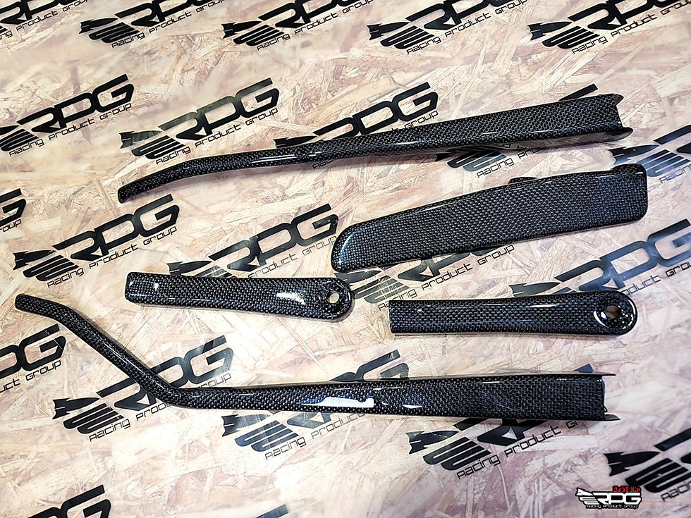 Thumbnail: GC8 - 5 pcs Vacuum Carbon Wiper Arm Covers
