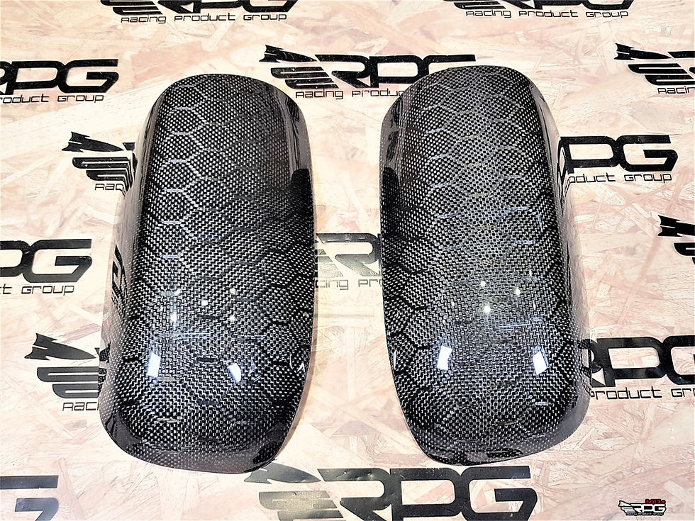 Thumbnail: Hawkeye/Blobeye Vacuum Honeycomb Carbon Fiber Mirror Cover Set