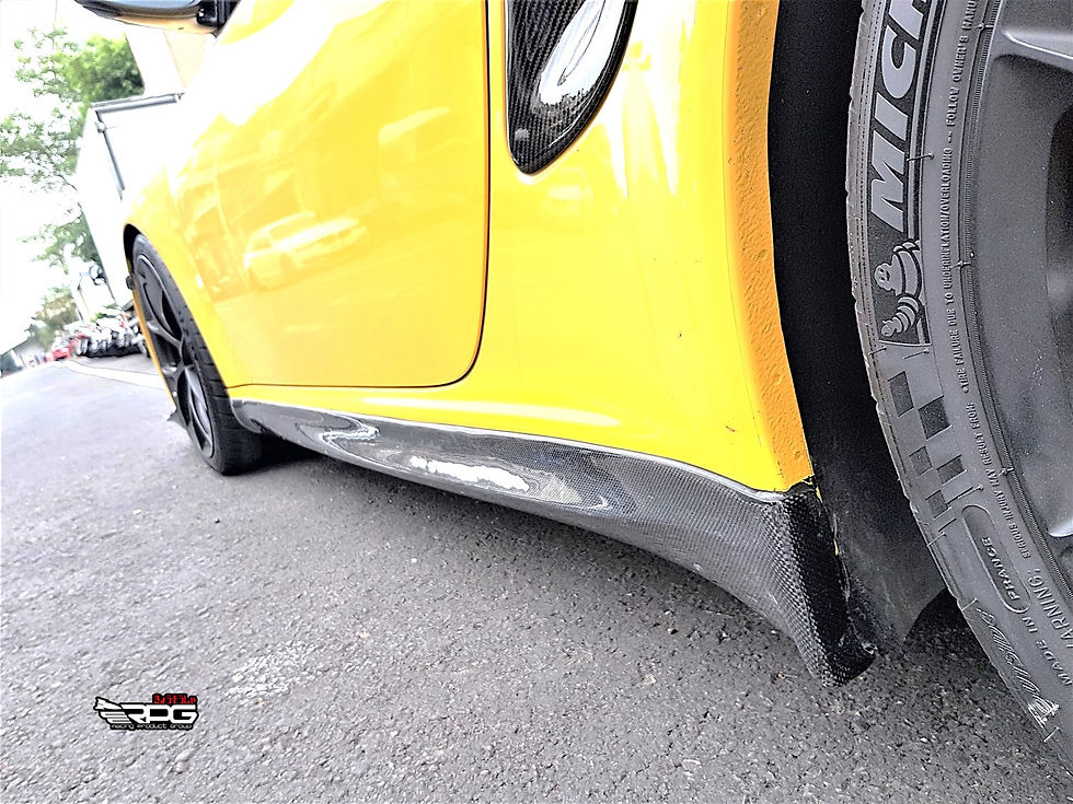 Thumbnail: 997 GT3 RS Style Vacuum Carbon Side Skirt Set for Turbo Model