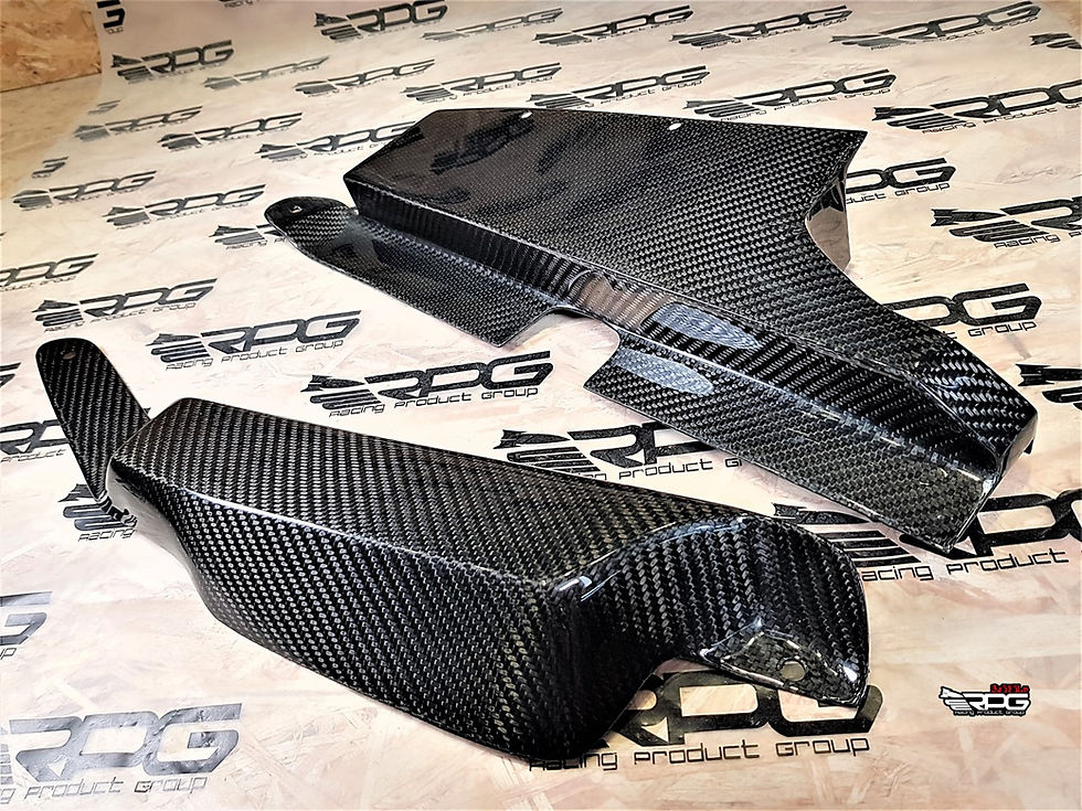 Thumbnail: WRX / STi -RR RoadRage Vacuum Form Carbon 2 Pieces Induction Duct Shroud Kit