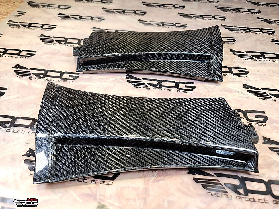 Thumbnail: [NEW] GR/GV - Vacuum Carbon Front Fender Cap (Replacement)