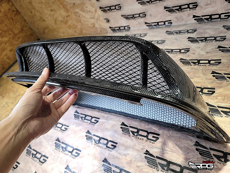 Thumbnail: RPG Large 4" Vacuum Honeycomb Carbon Fiber Dividend Hood Scoop Upgrade