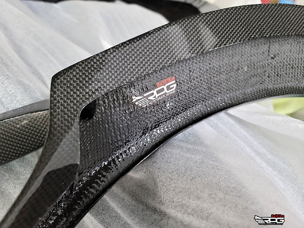 Thumbnail: GDA Bugeye - Vacuum Form Carbon 8 Pieces Wide body Fender Flare Kit