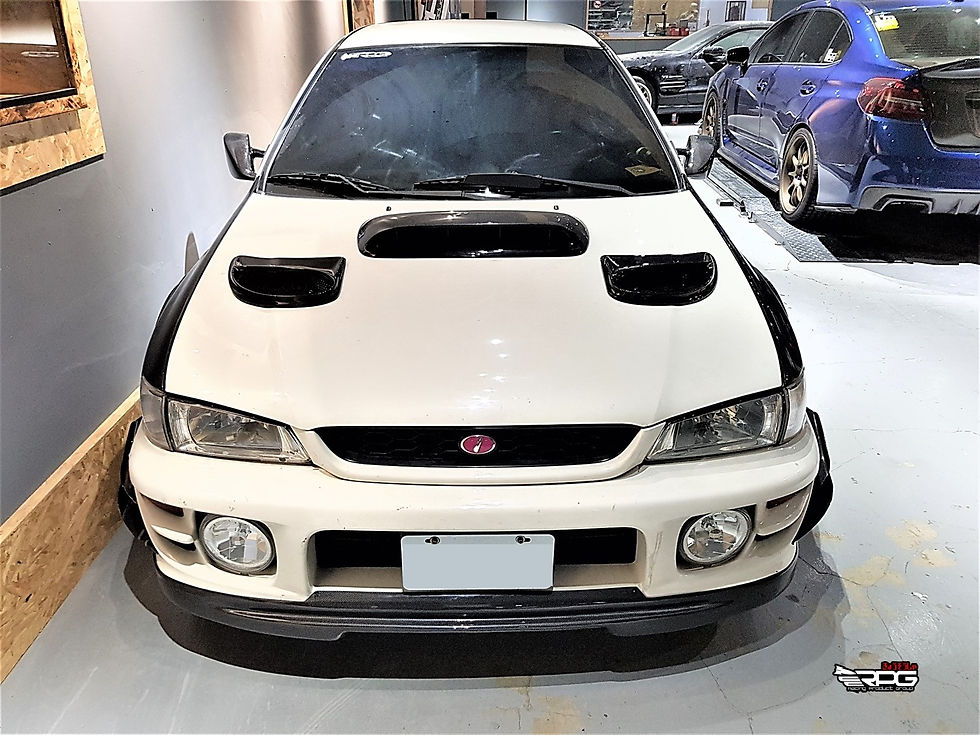 Thumbnail: WRC S6 / P2000 Style Honeycomb Bolt- on Replacement Hood Vent