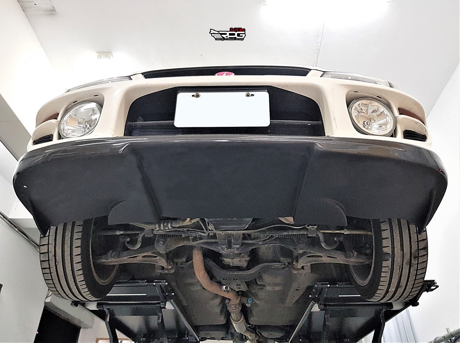 WRC Rally X Vacuum Carbon Front Lip w/ Under Splitter Design