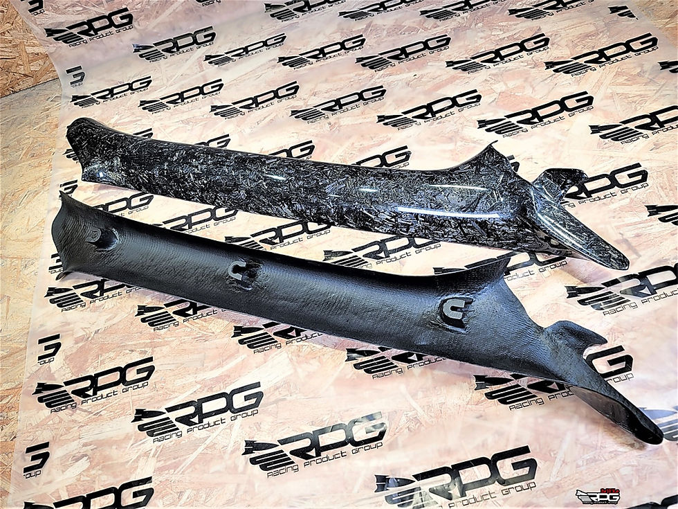 Thumbnail: GD / GG Chassis 2pcs Vacuum Forge Weave Carbon A Pillar Trim Set (Replacement)