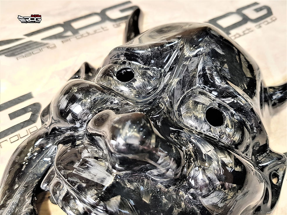 Thumbnail: CARbon LiFeSTyLe 悪鬼 あっき Vacuum Form Forge Weave Carbon Akki Mask