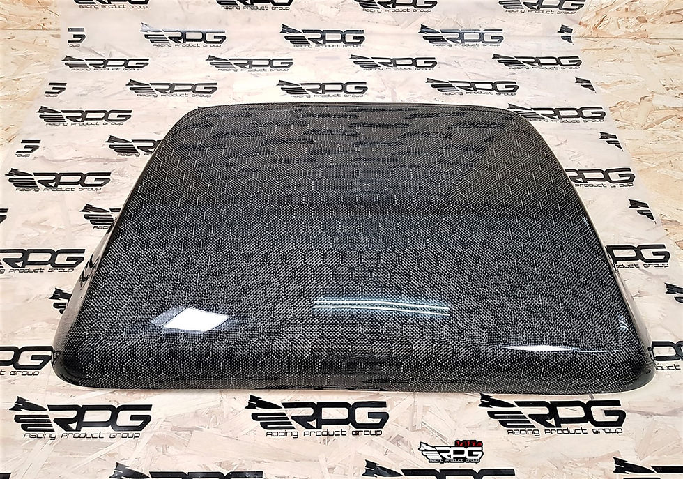 Thumbnail: RPG Large 4" Vacuum Honeycomb Carbon Fiber Hood Scoop Upgrade