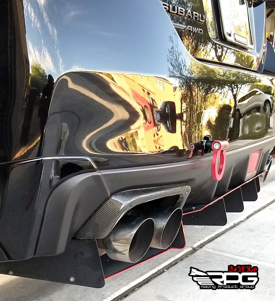 Thumbnail: VA - Vacuum Carbon Fiber Rear Bumper Exhaust Heat Shield