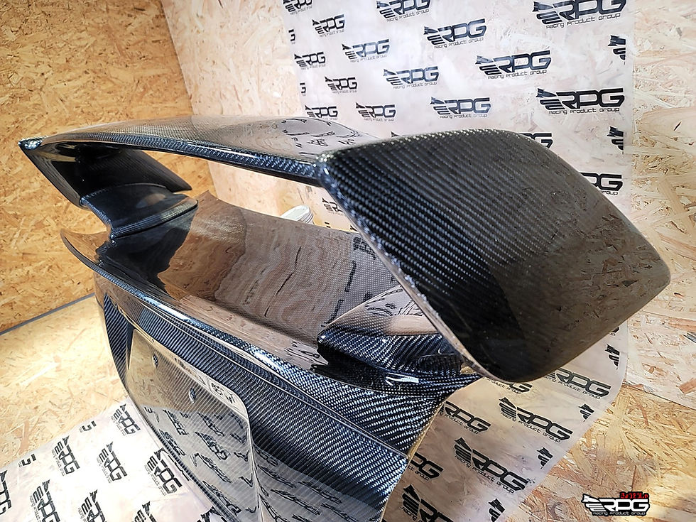 Thumbnail: GV STi Style Vacuum Form Carbon Trunk Spoiler